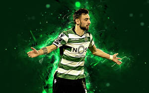 Open Arms Bruno Fernandes Wallpaper