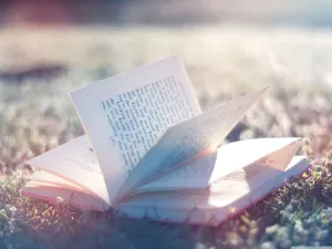 Open Book Aesthetic Outside Wallpaper