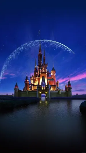 Opening Scene Castle Disney Iphone Wallpaper