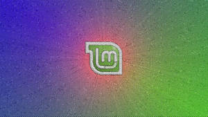Operating System Linux Mint Logo Circular Gradient Wallpaper