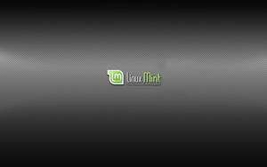 Operating System Linux Mint Logo Textured Backdrop Wallpaper