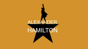 Orange Alexander Hamilton Logo Wallpaper