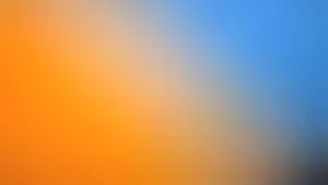 Orange And Blue Blurred Background Wallpaper
