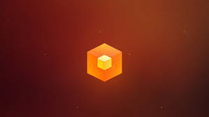 Orange And Yellow Cube Clean 4k Wallpaper