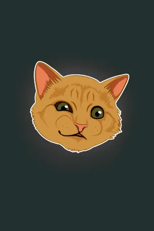 Orange Cat Meme Wallpaper
