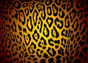 Orange Cheetah Print Wallpaper