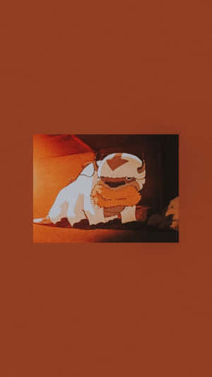Orange Image Of Appa From Avatar Wallpaper