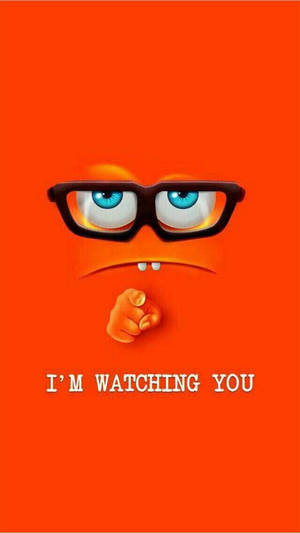 Orange Lock Screen Wallpaper