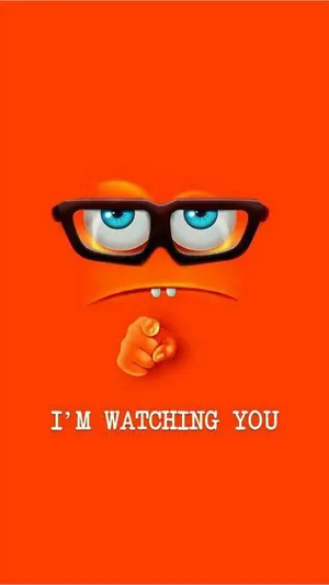 Orange Lock Screen Wallpaper