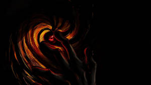 Orange Mask With Red Eye Obito Wallpaper
