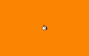 Orange Minimal Paint Bucket Wallpaper