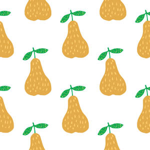 Orange Pears Poster Wallpaper