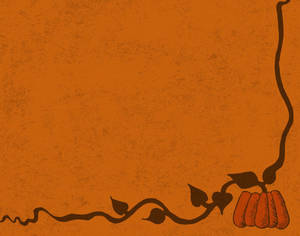 Orange Poster For Thanksgiving Wallpaper