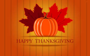Orange Thanksgiving Aesthetic Wallpaper