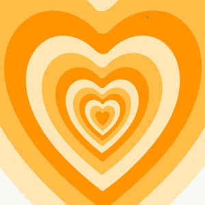 Orange Yellow Powerpuff Girls Heart Wallpaper
