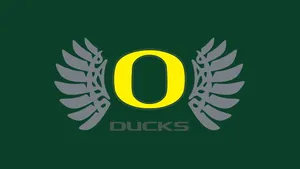 Oregon Ducks Football Team In Action Wallpaper