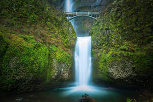 Oregon Multnomah Falls Wallpaper