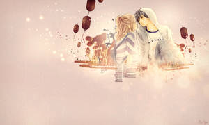 Oriental Ao Haru Ride Art Wallpaper