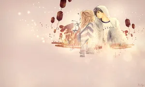 Oriental Ao Haru Ride Art Wallpaper