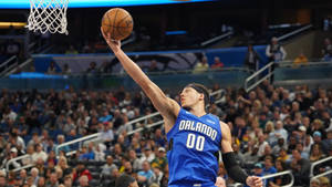 Orlando Magic Aaron Gordon Focus Shot Wallpaper