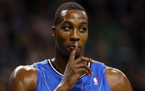 Orlando Magic Dwight Howard Focus Shot Wallpaper