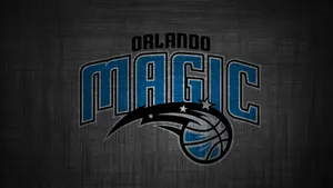 Orlando Magic Logo In Gray Wallpaper