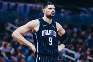 Orlando Magic Nikola Vucevic Free Throw Shoot Wallpaper