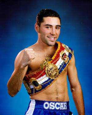 Oscar De La Hoya Studio Photo Wallpaper