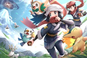 Oshawott Escaping Wallpaper