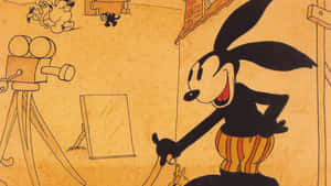 Oswald The Lucky Rabbit Vintage Cartoon Wallpaper