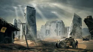 Out Of Destruction, Hope Rises Wallpaper