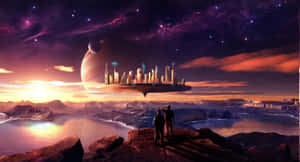 Out Of This World Fantasy Space Adventure Wallpaper