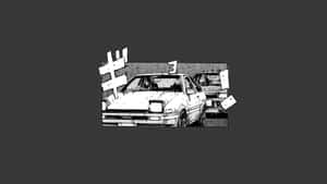 Out On A Joy Ride In An Ae86 Wallpaper