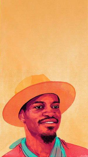 Outkast André 3000 Illustration Vector Art Wallpaper