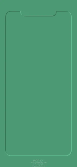 Outline 3d Green Display Iphone Wallpaper