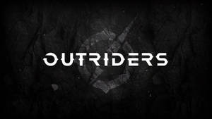 Outriders Logo In Black Wallpaper