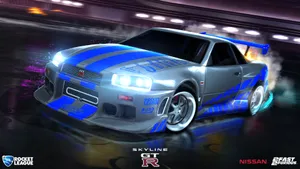 Outrun Your Opponents With Speed And Skill In Rocket League Wallpaper