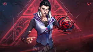 Outwit Your Opponents With The Elusive Agent Fade In Valorant Wallpaper