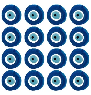 Overcoming Fear - Evil Eye Pattern Set Wallpaper