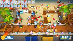 Overcooked Beach Walk Wallpaper