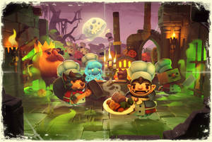 Overcooked Halloween Theme Wallpaper