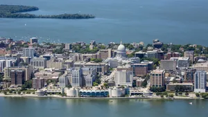 Overhead Perspective Of Madison Wallpaper
