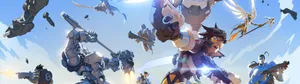 Overwatch 2 Figure In Fight Scene Wallpaper