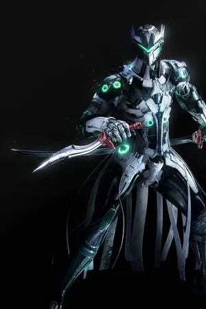 Overwatch Genji In Action Hd Wallpaper
