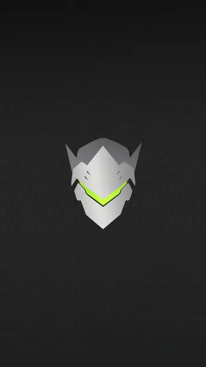 Overwatch Genji Minimalism Mask Wallpaper