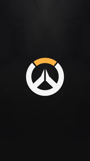 Overwatch Phone Black Background Logo Wallpaper