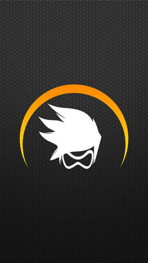 Overwatch Phone Hexagon Tracer Logo Wallpaper