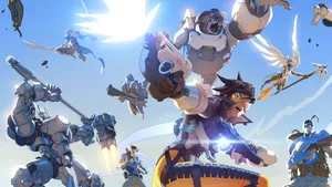 Overwatch Playable Characters In Action Hd Wallpaper