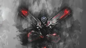 Overwatch Reaper Sketch Art Hd Wallpaper
