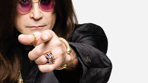 Ozzy Osbourne Pointing Wallpaper